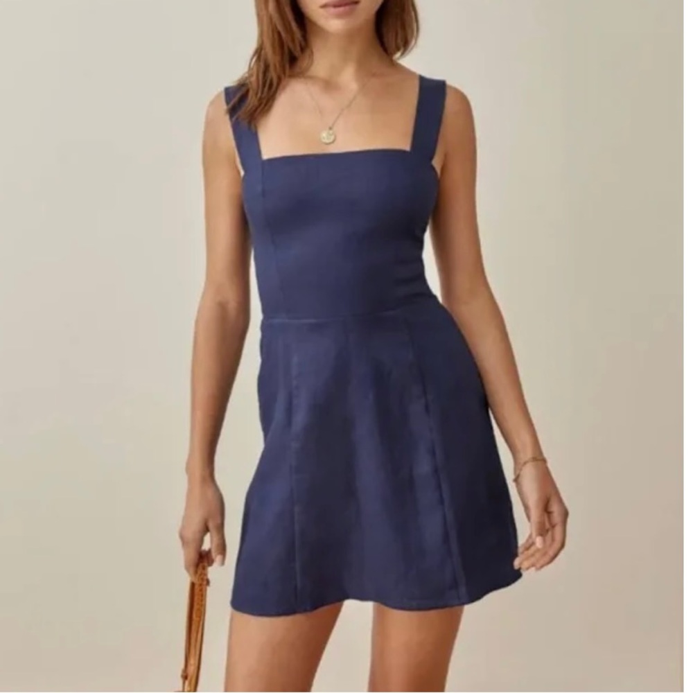 Reformation BrigitteLinen Mini Dress 6